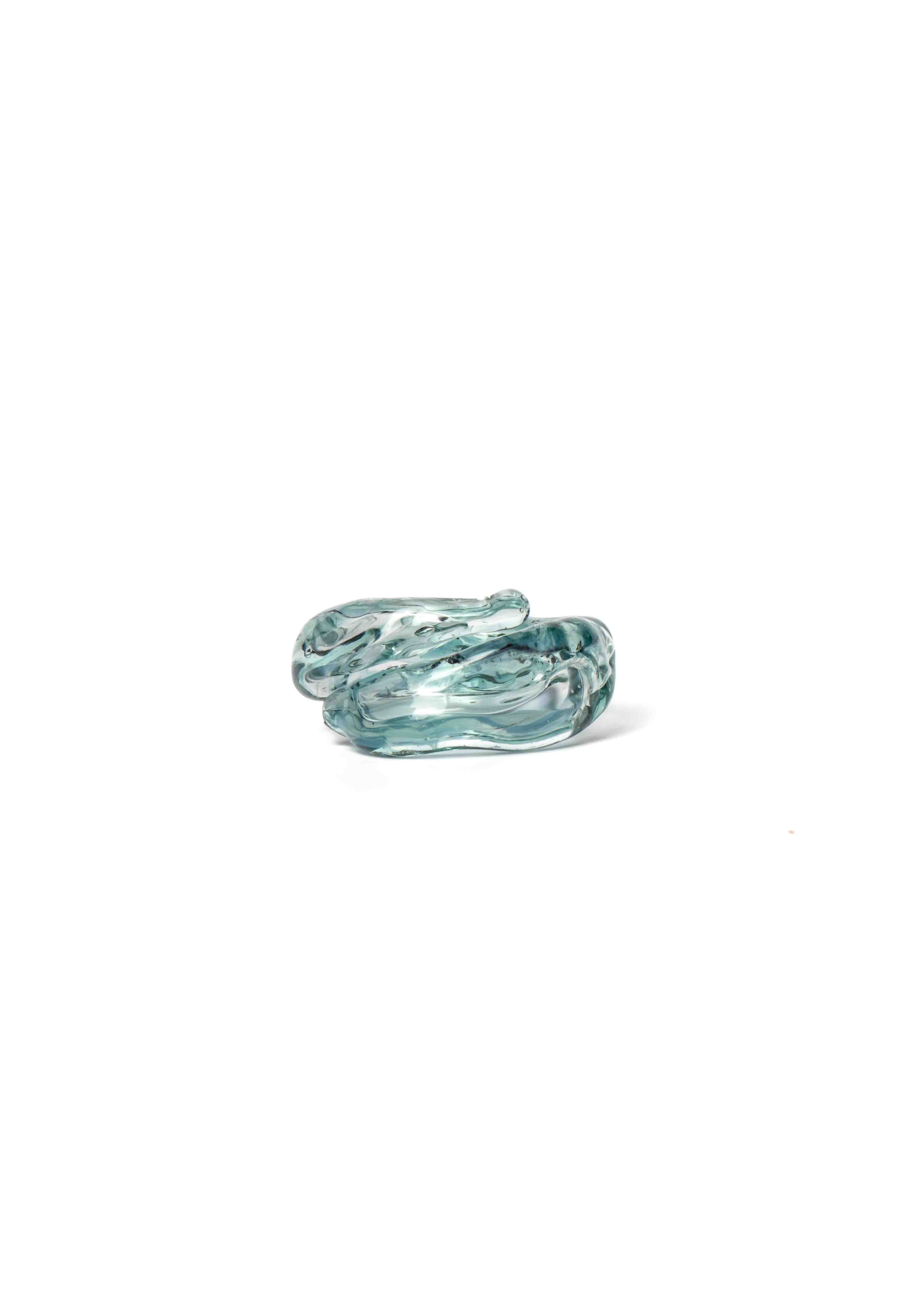 Anillo Soplo Remolino Azul