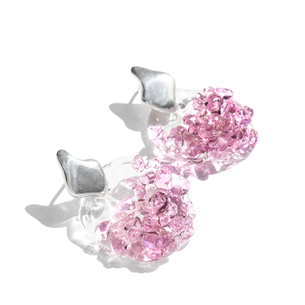 Aretes Cimática S Rosado