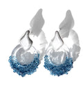 Aretes Onda S Azul