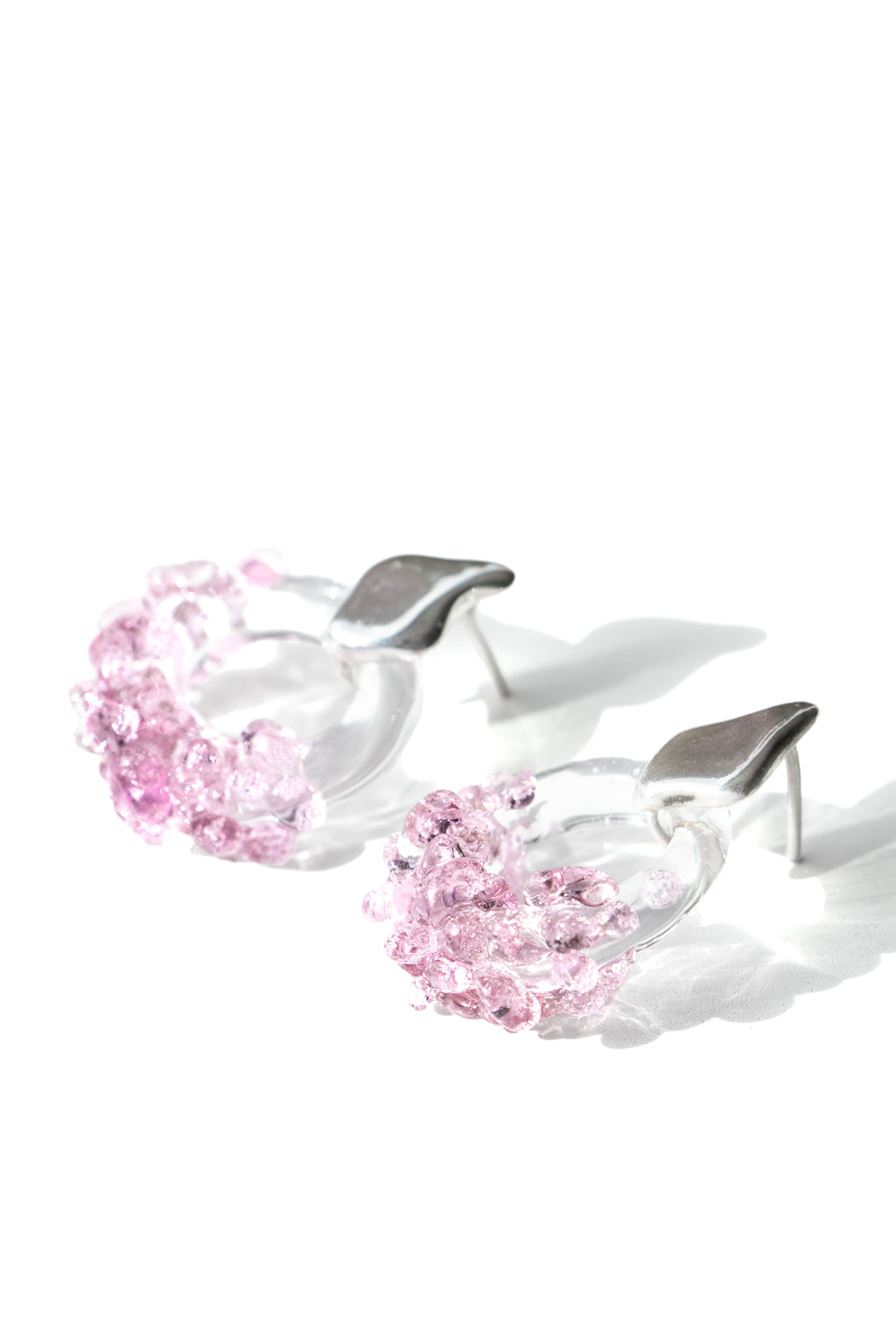 Aretes Onda S Rosado