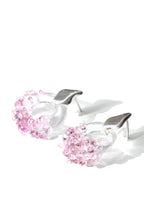 Aretes Onda S Rosado