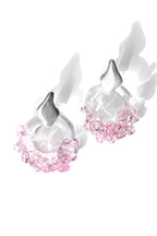 Aretes Onda S Rosado