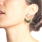 Aretes Onda S Verde