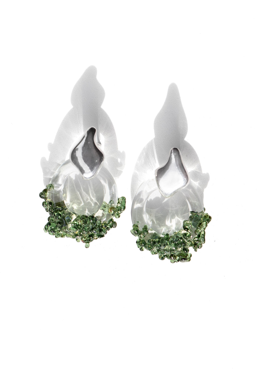 Aretes Onda S Verde