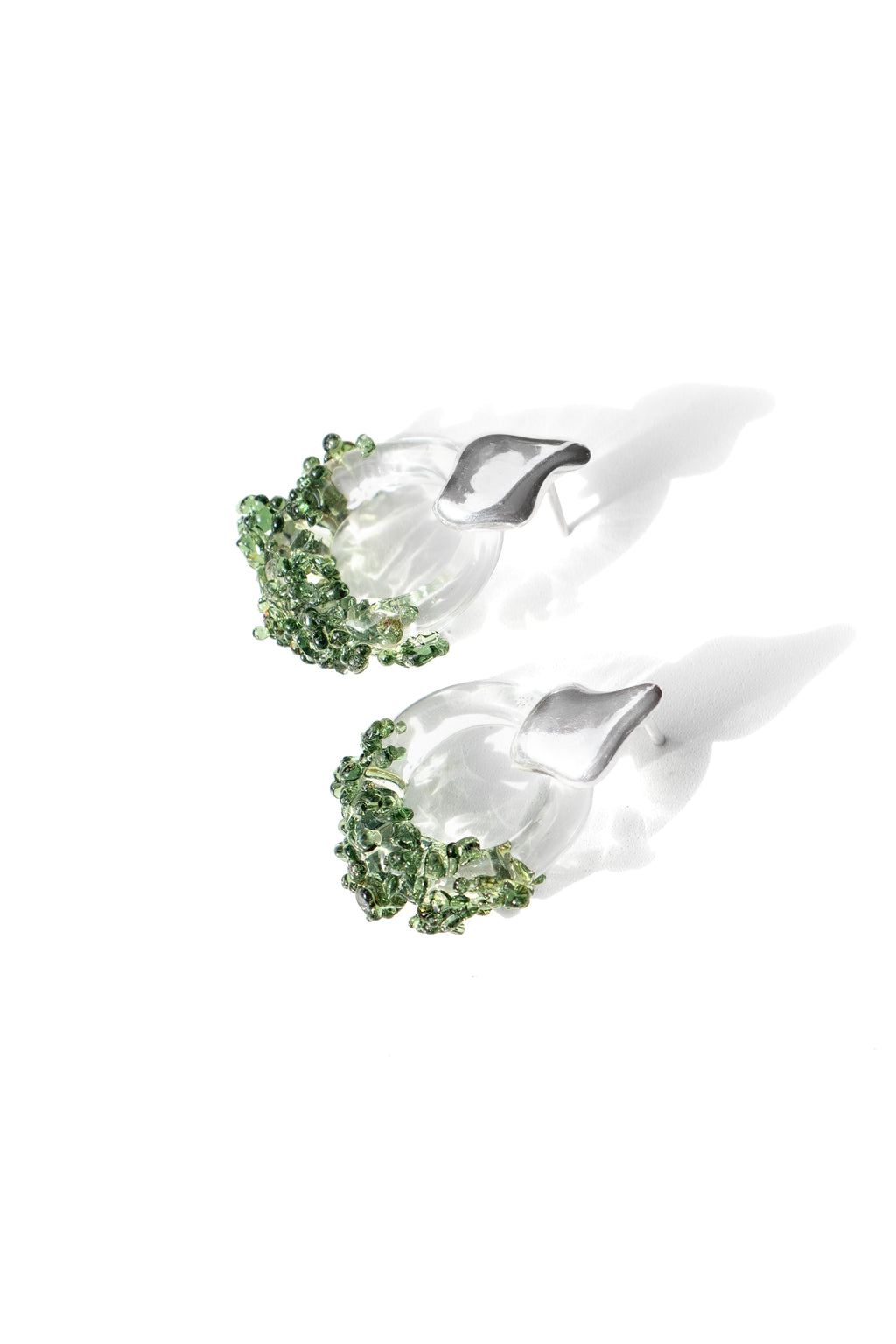 Aretes Onda S Verde