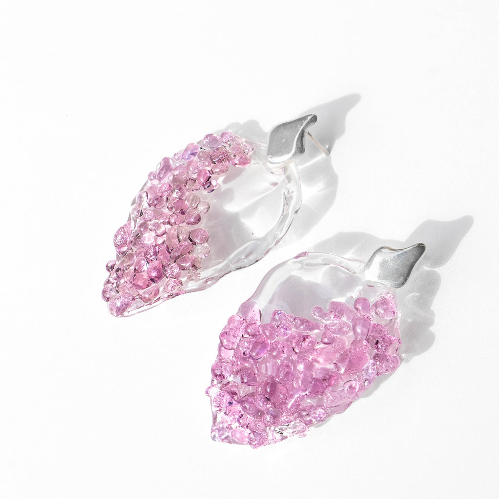 Aretes Cimática L Rosado
