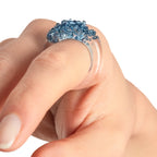 Anillo Onda Azul