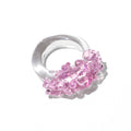 Anillo Onda Rosado