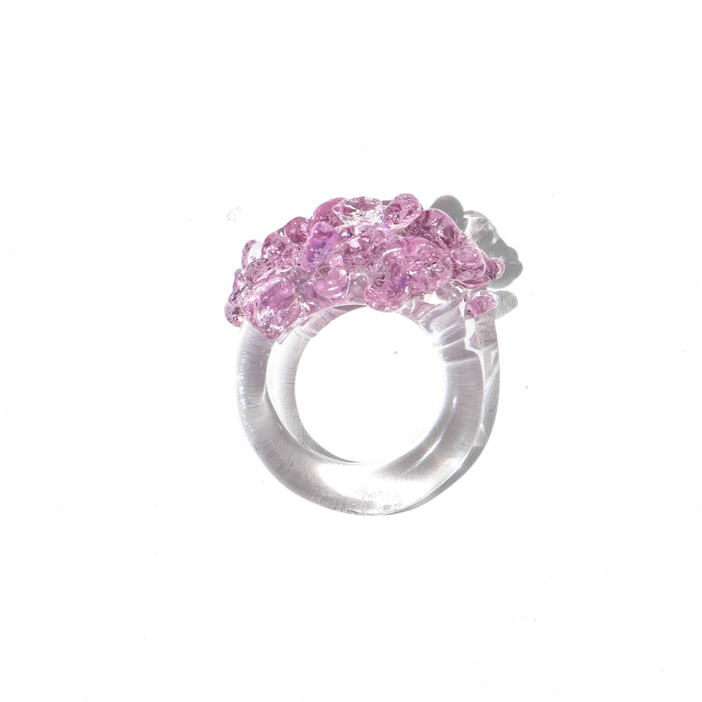 Anillo Onda Rosado