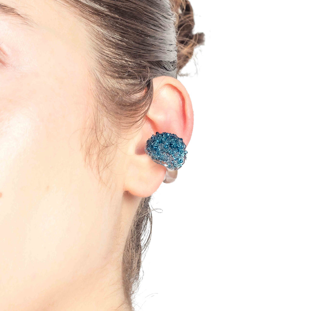 Earcuff Cimática Azul