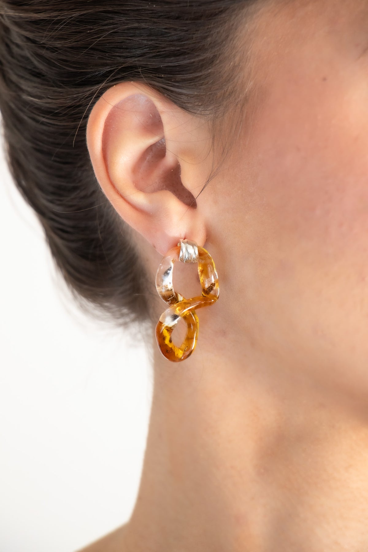 Aretes Interconexión M Ambarillo