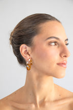 Aretes Interconexión M Ambarillo