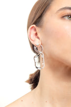 Aretes Interconexión L Transparentes