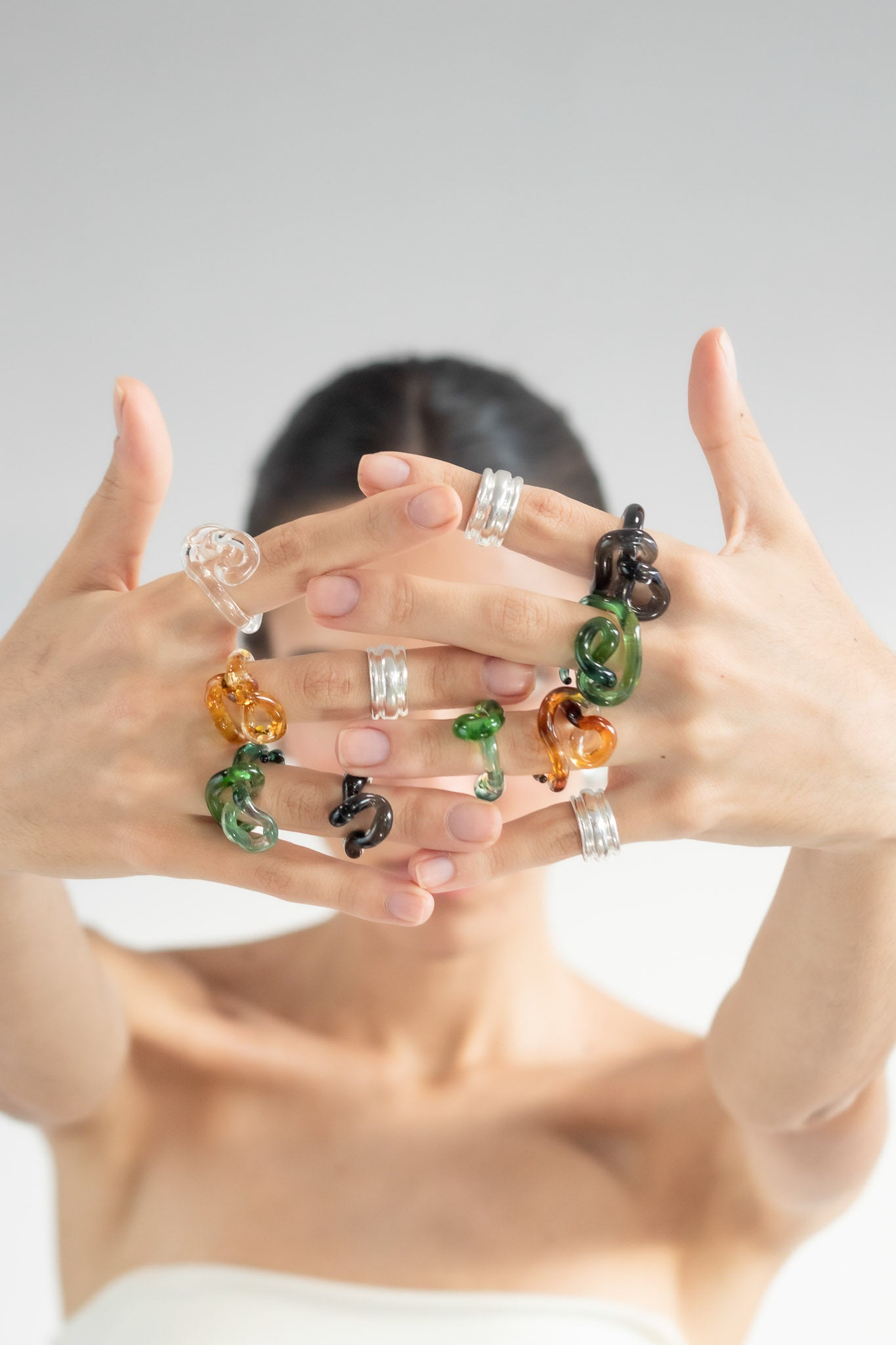 Anillo Interconexión Verde Turquesa