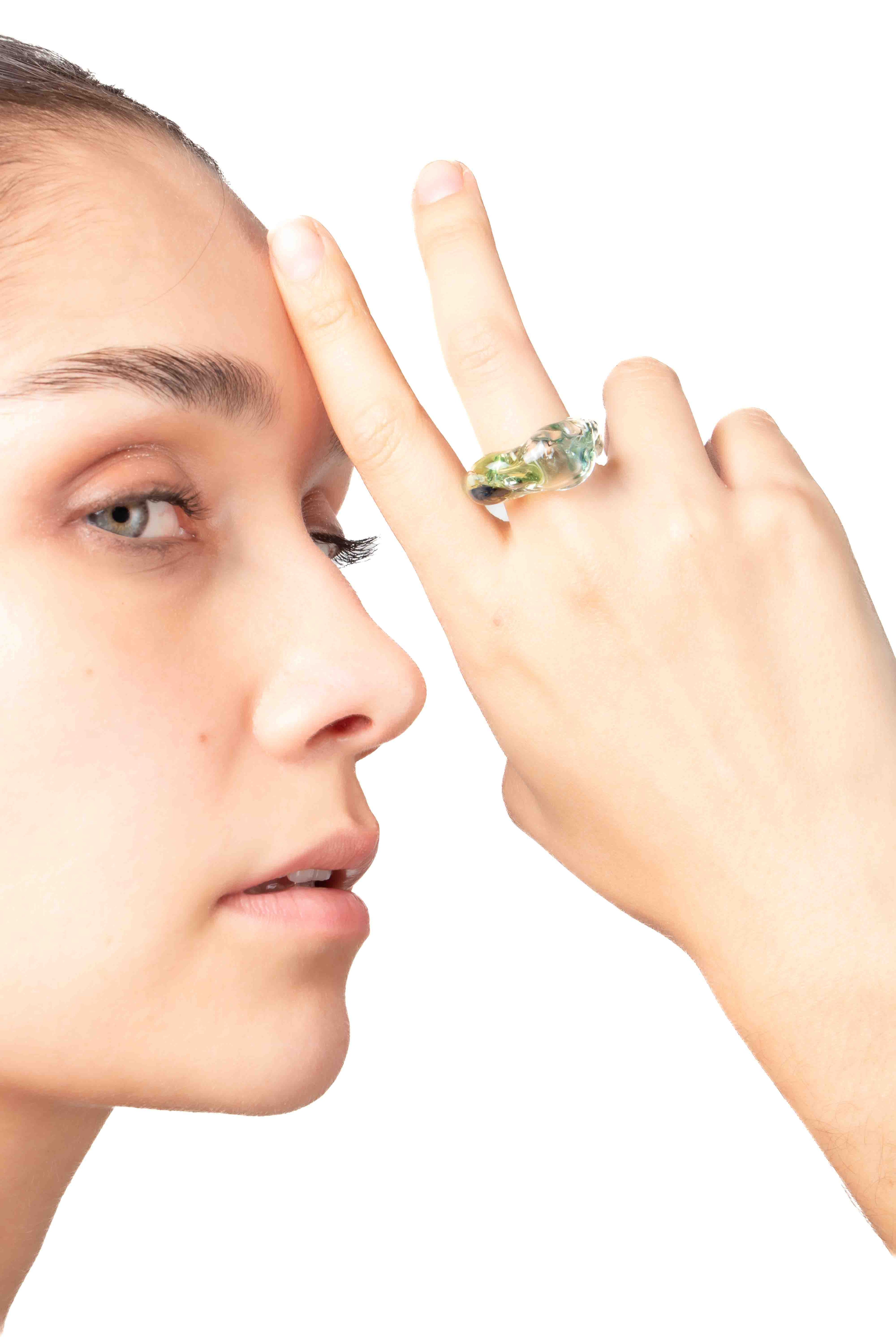 Anillo Soplo Verde