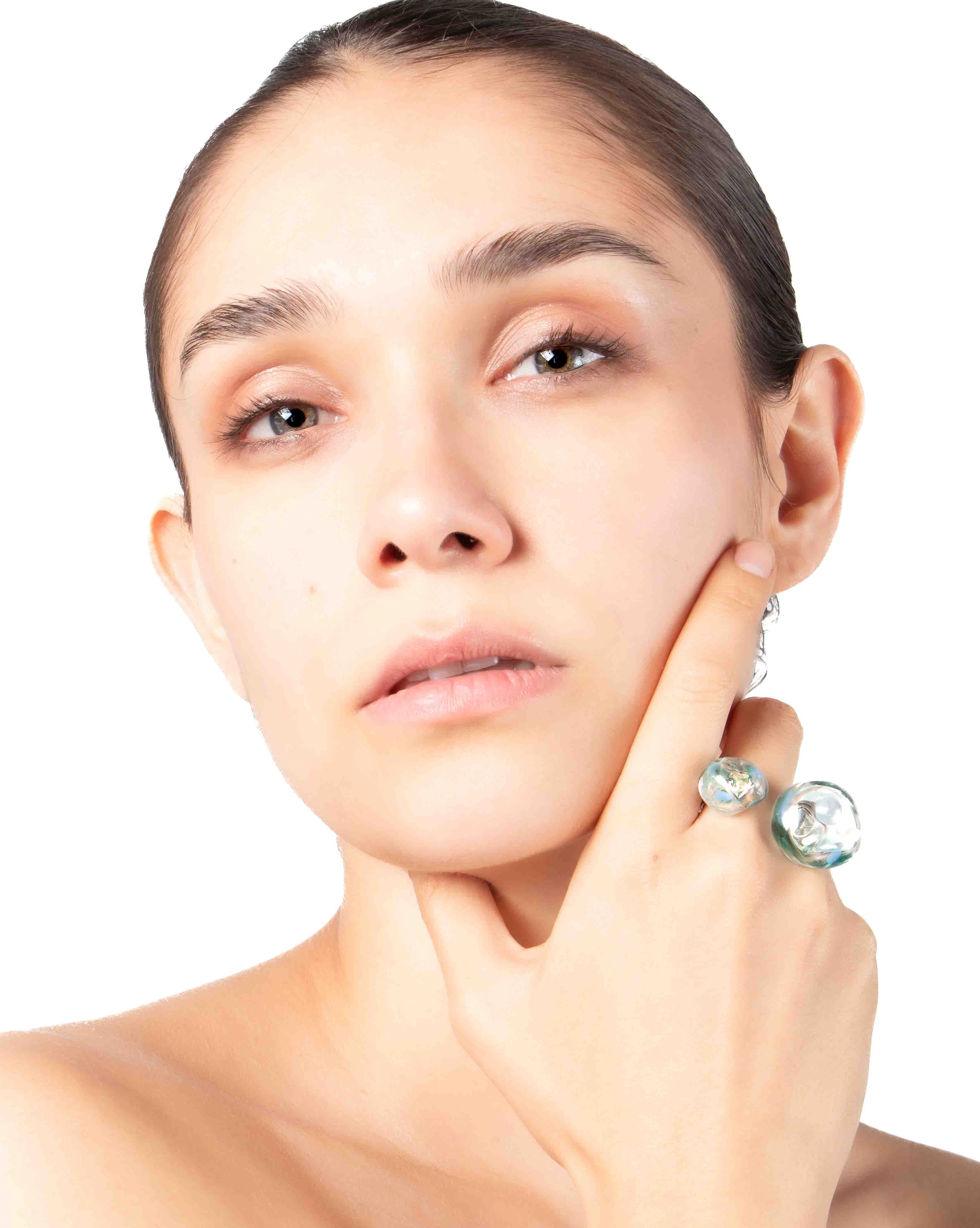 Anillo Soplo Doble Azul