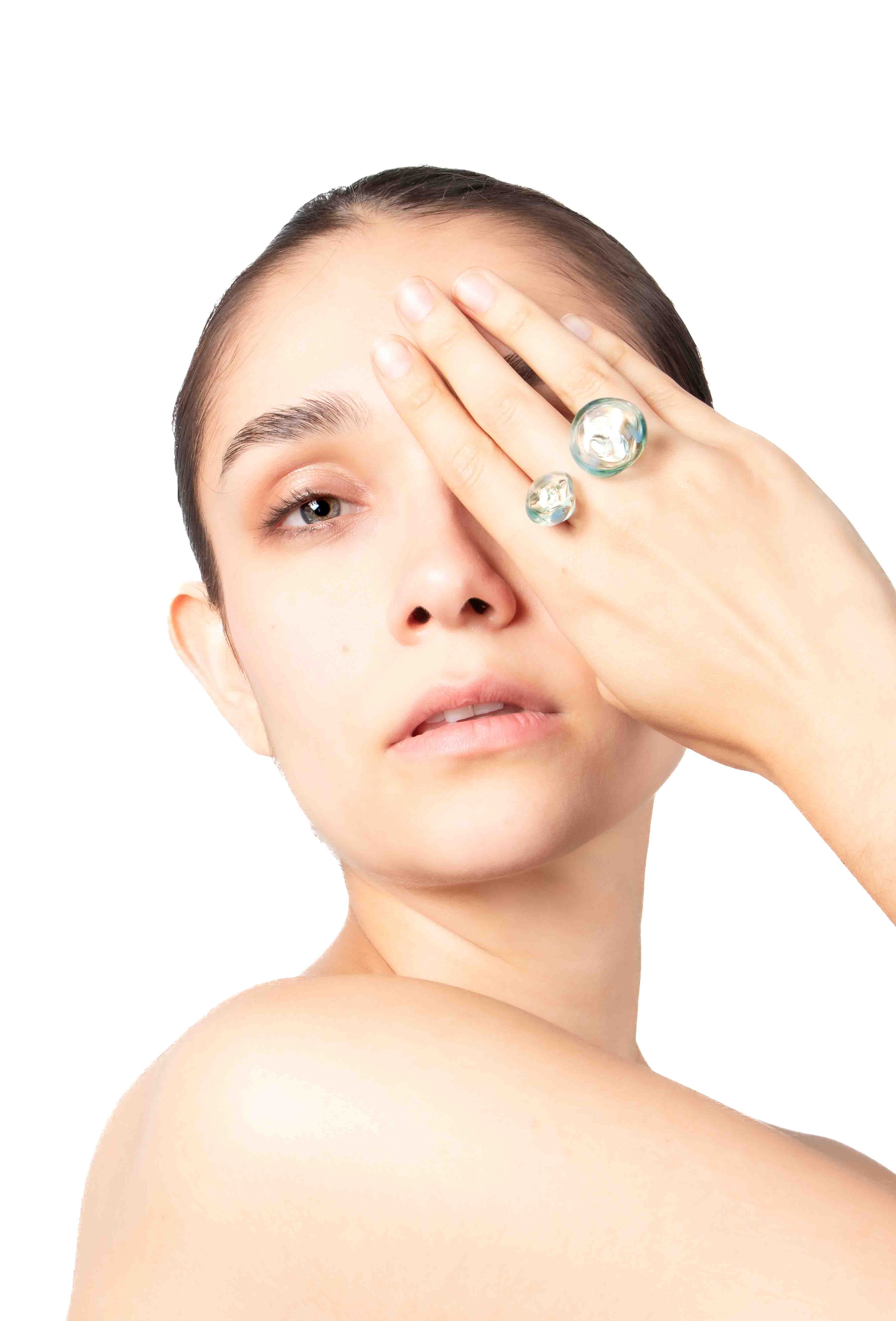 Anillo Soplo Doble Azul