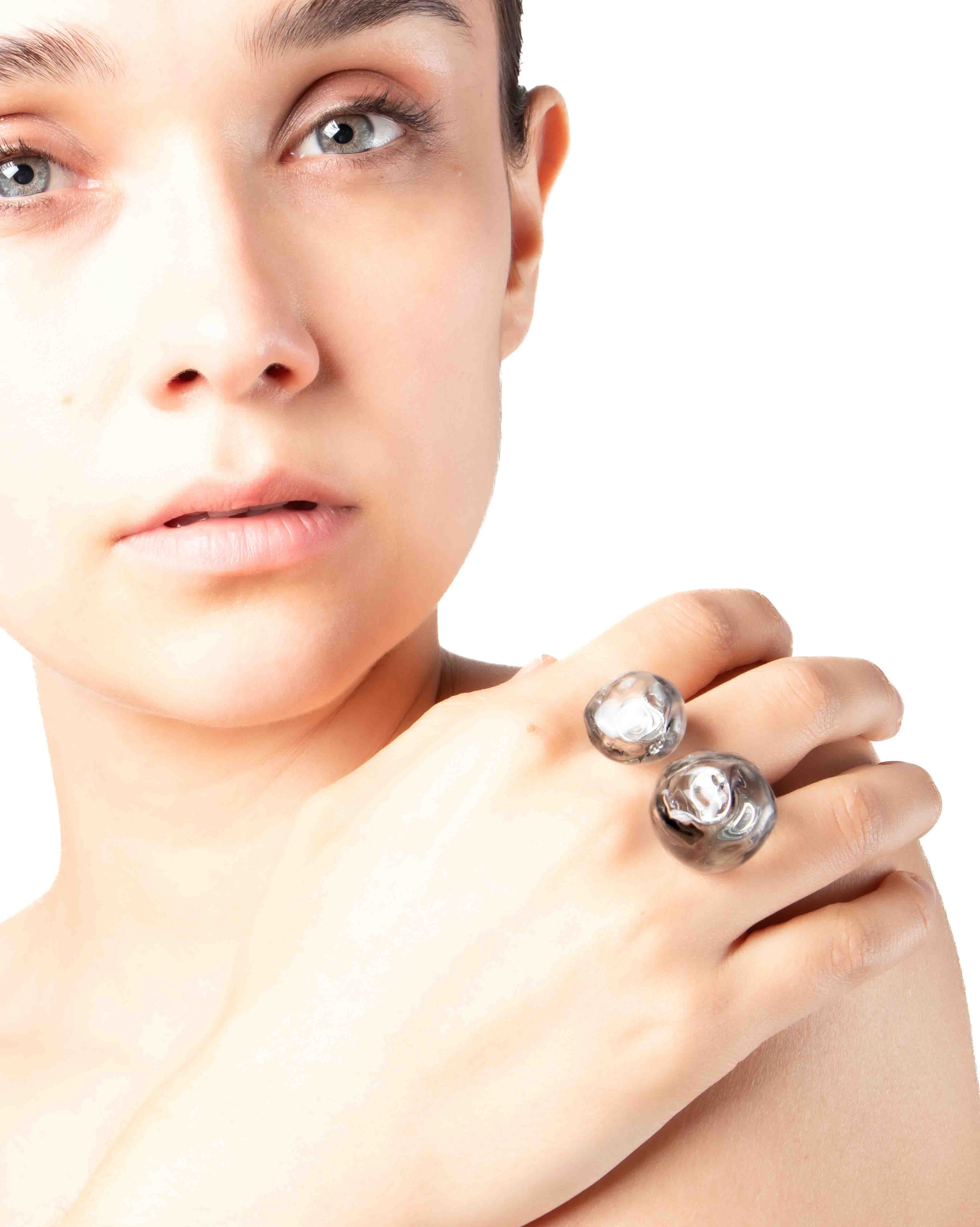 Anillo Soplo Doble Humo