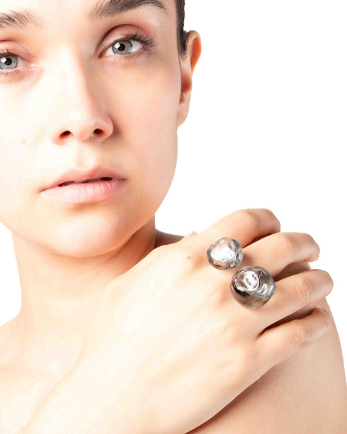 Anillo Soplo Doble Humo