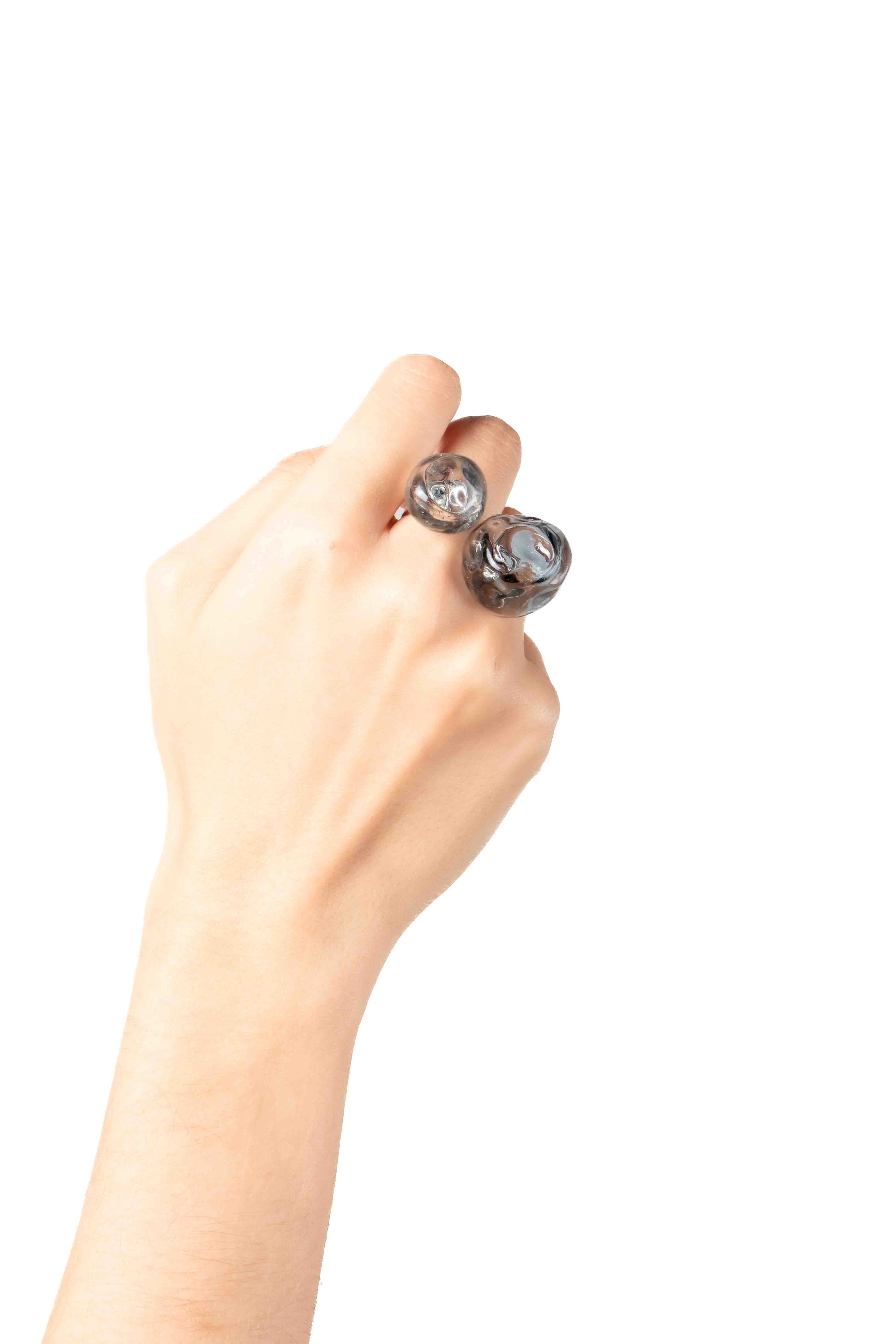 Anillo Soplo Doble Humo