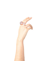 Anillo Soplo Doble Morado