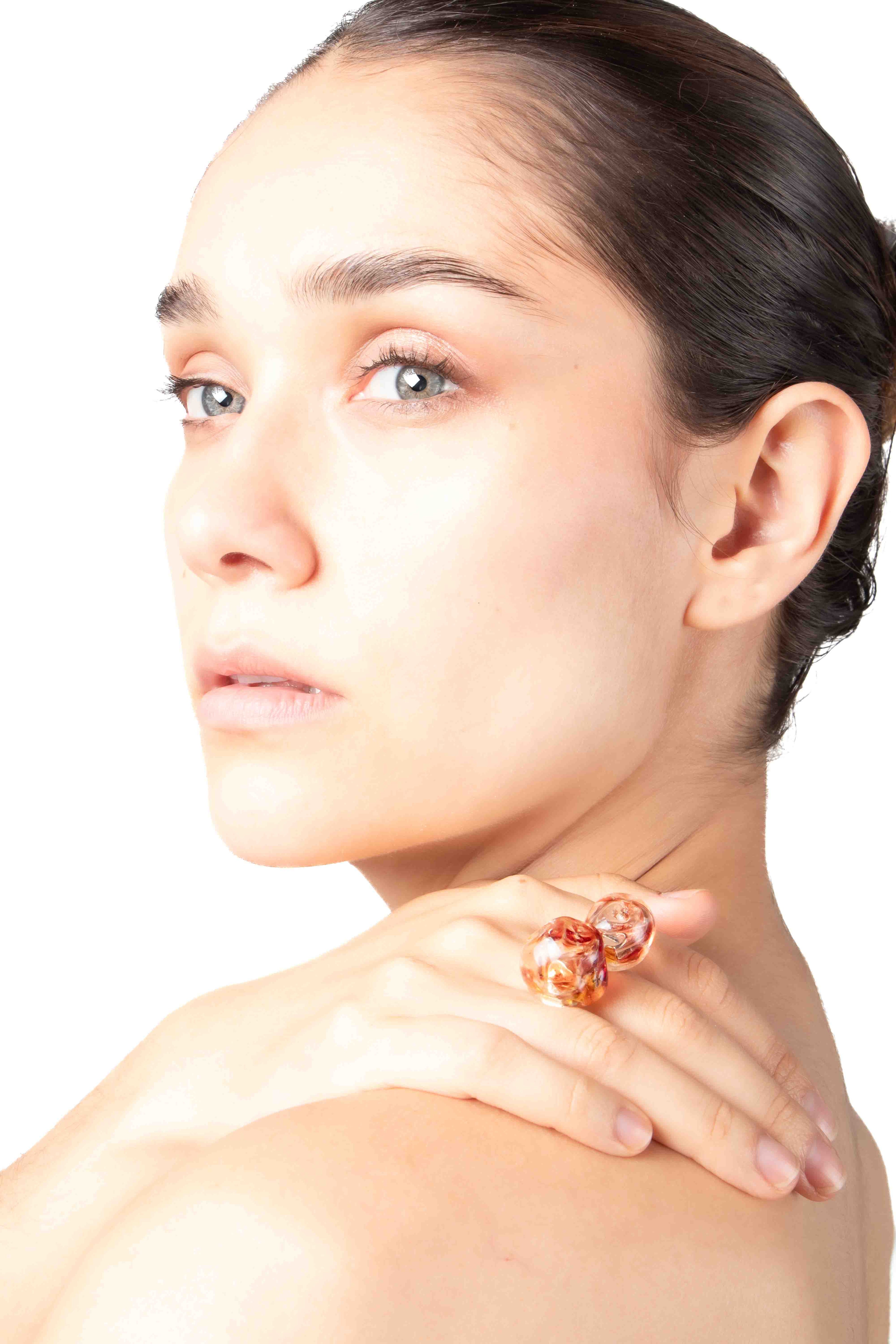 Anillo Soplo Doble Rojo