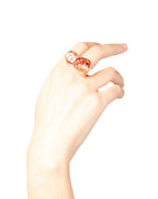 Anillo Soplo Doble Rojo
