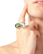 Anillo Soplo Doble Verde