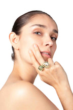 Anillo Soplo Doble Verde