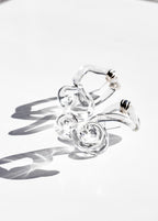 Aretes Interconexión L Transparentes
