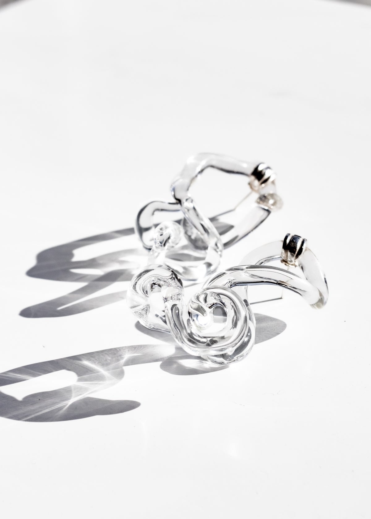 Aretes Interconexión L Transparentes