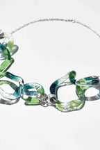 Collar Interconexión Verde Turquesa