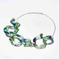 Collar Interconexión Verde Turquesa