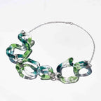 Collar Interconexión Verde Turquesa