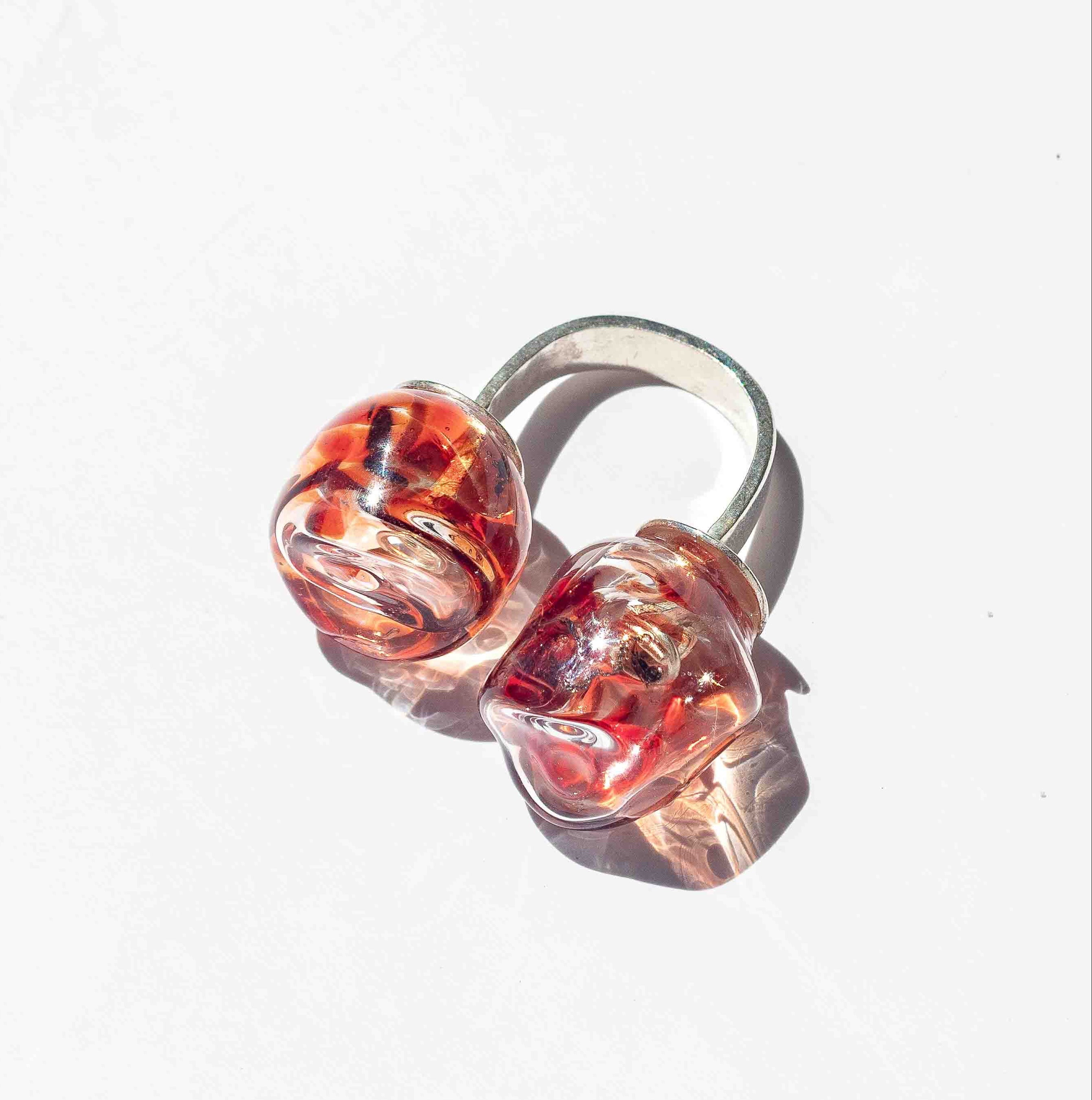 Anillo Soplo Doble Rojo