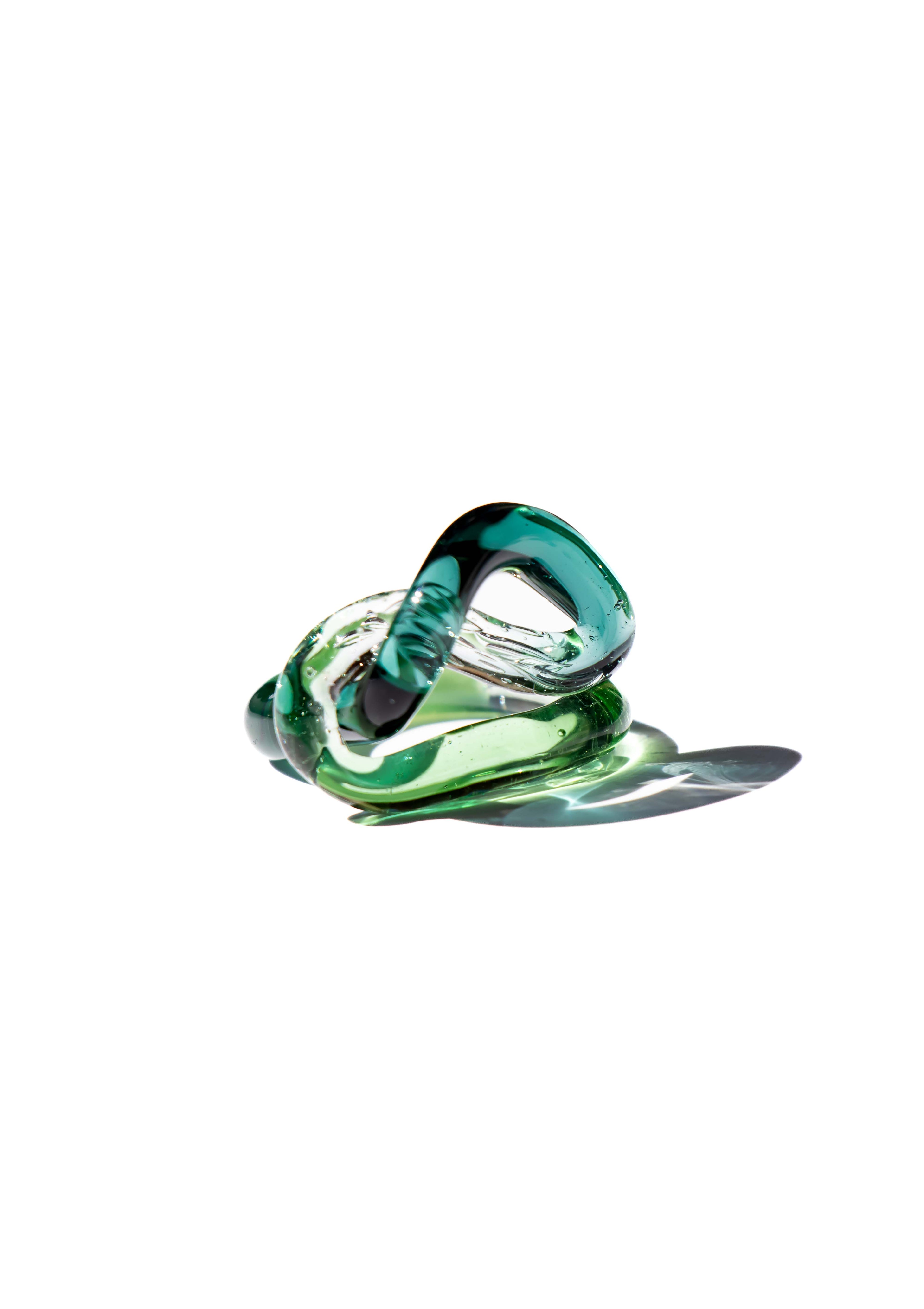 Anillo Interconexión Verde Turquesa