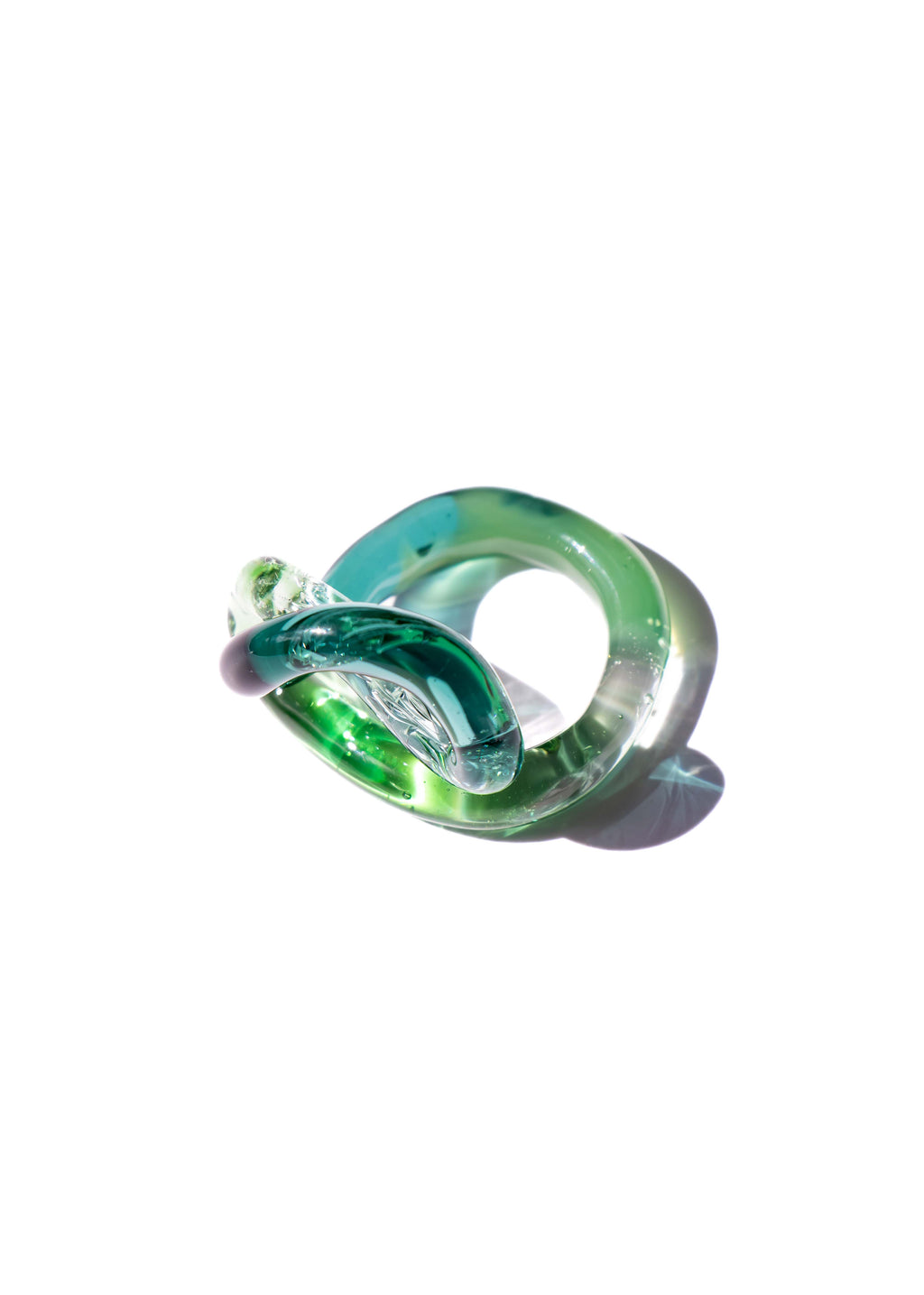 Anillo Interconexión Verde Turquesa