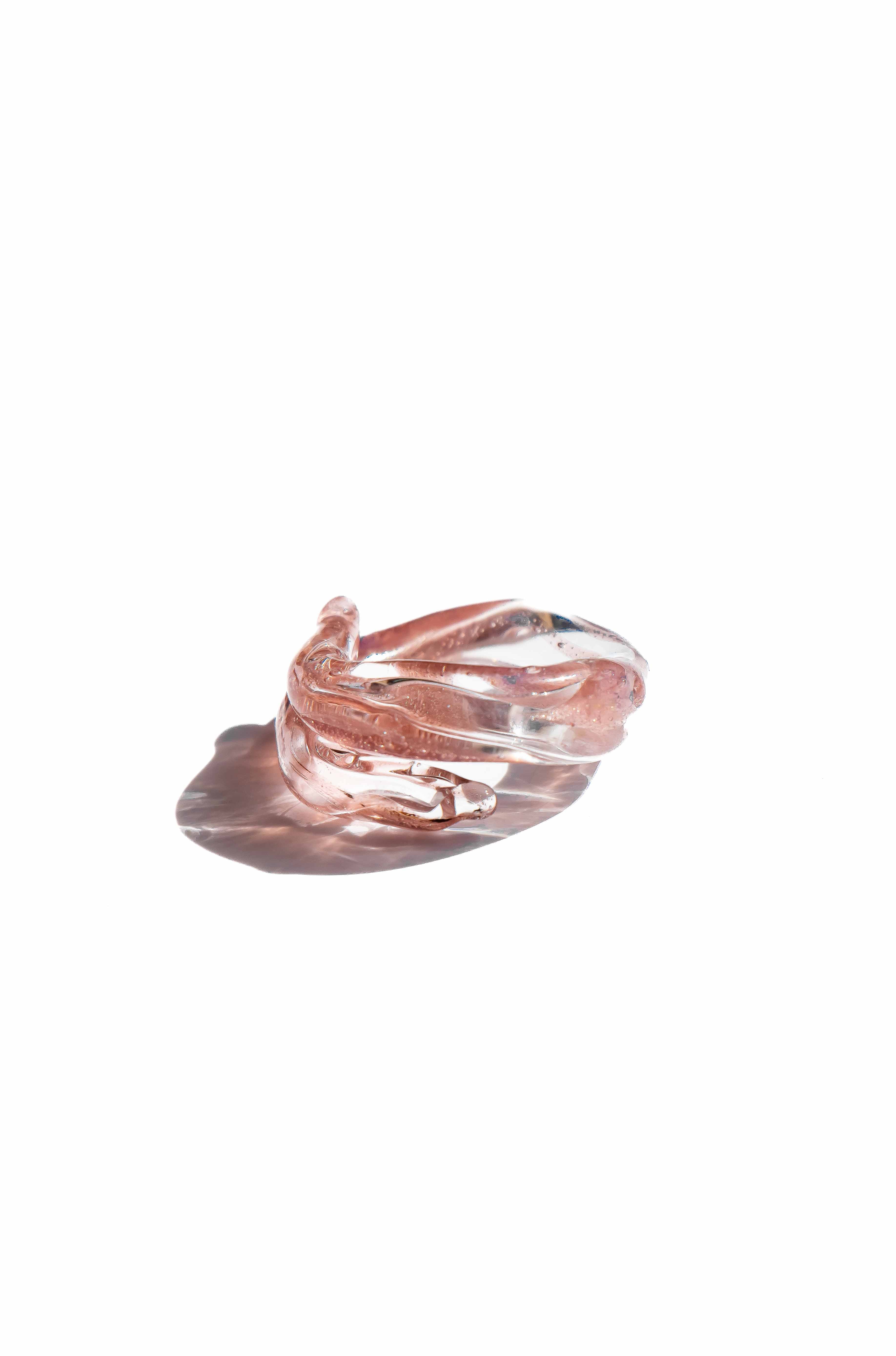 Anillo Soplo Remolino Morado