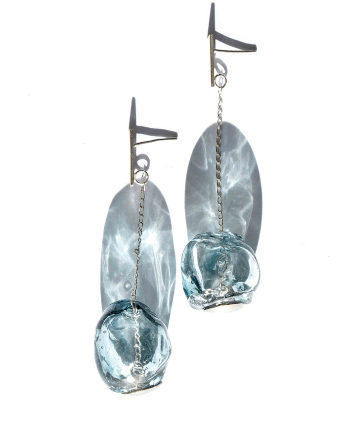 Aretes Soplo S Azul