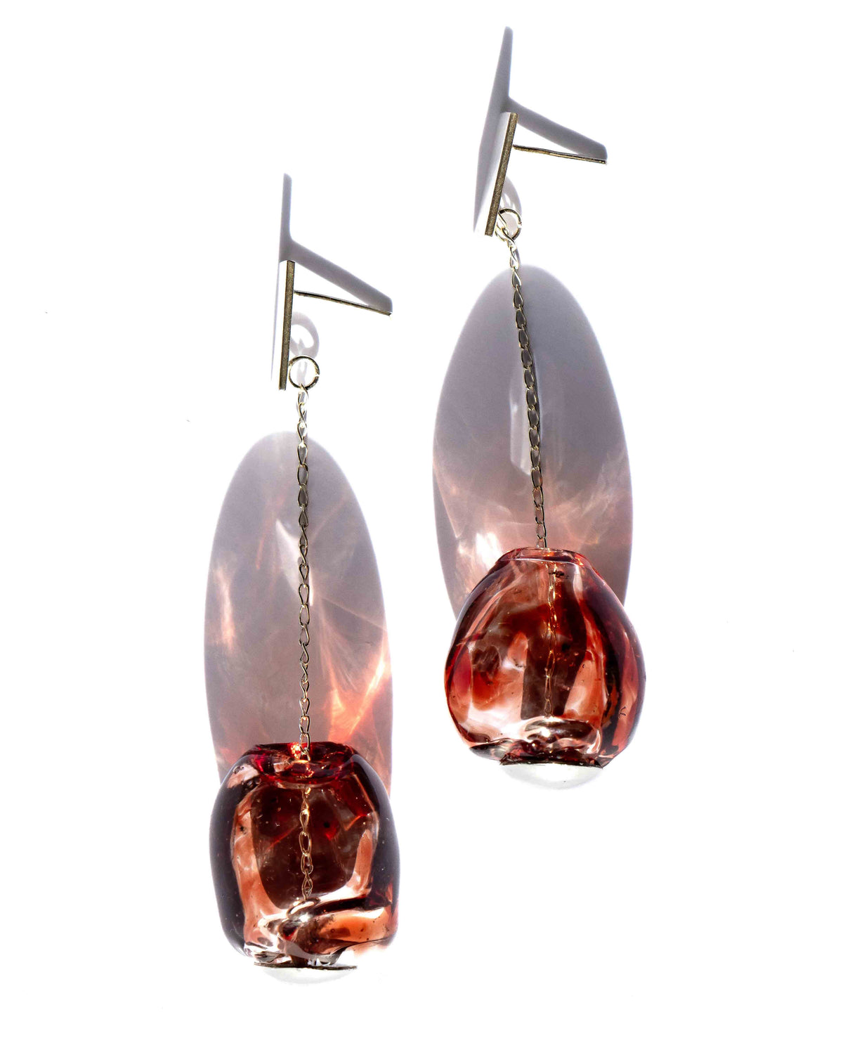 Aretes Soplo S Rojo