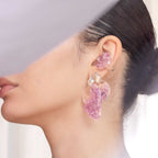 Aretes Cimática L Rosado