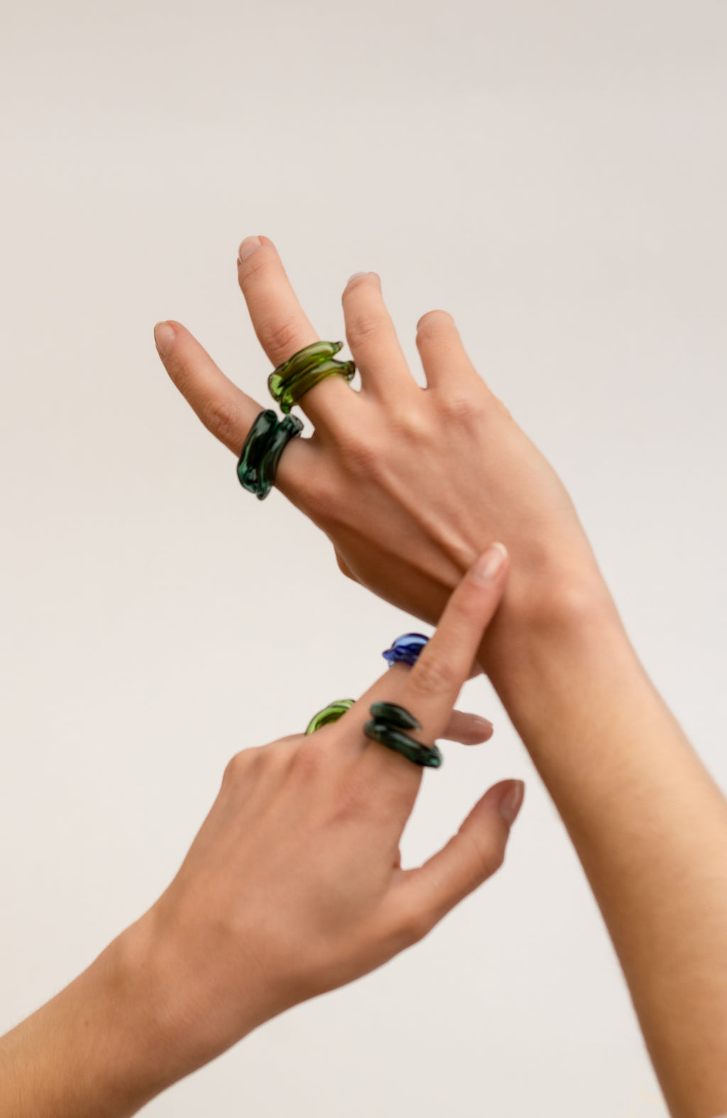Anillo Remolino Verde