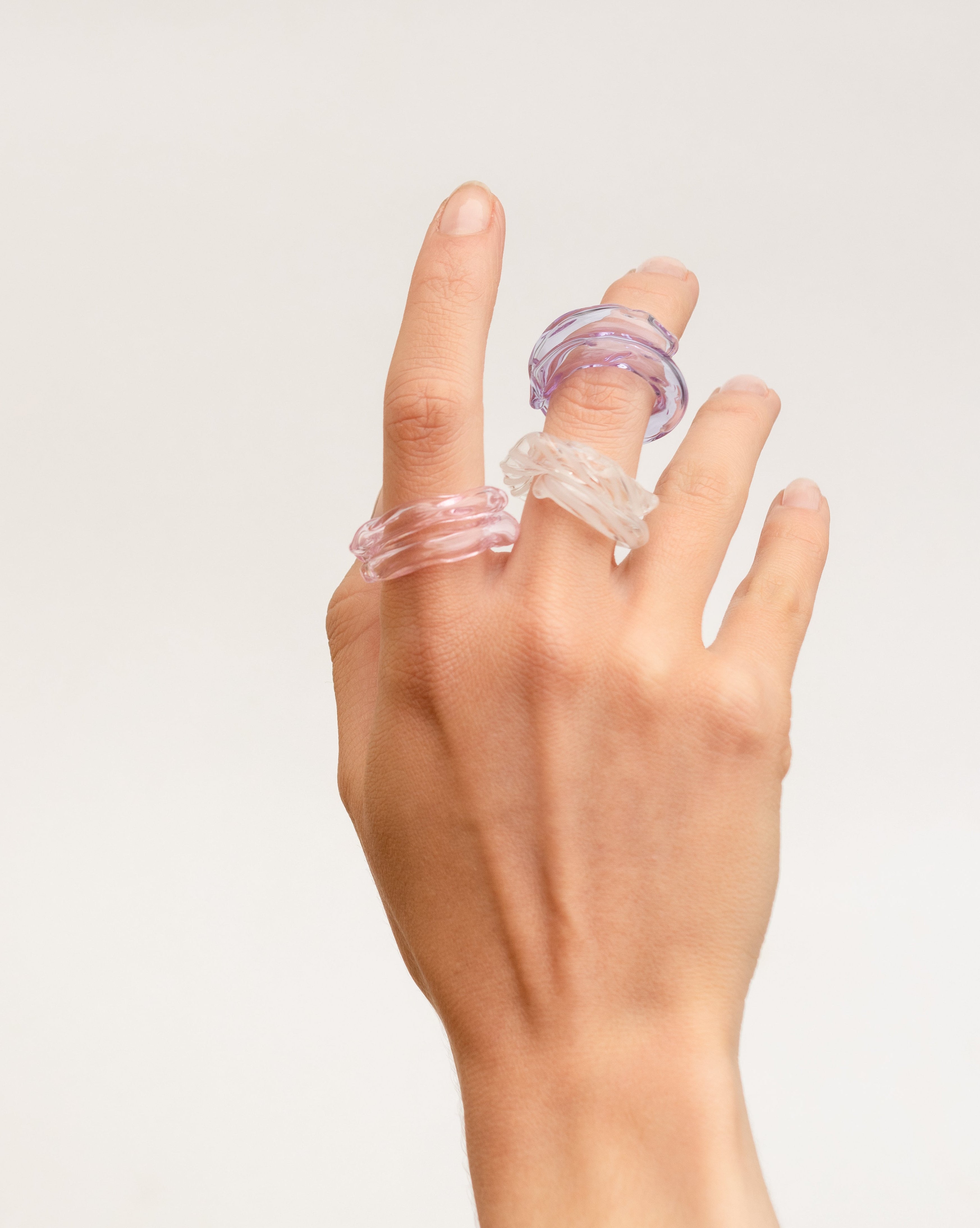 Anillo Remolino Rosado
