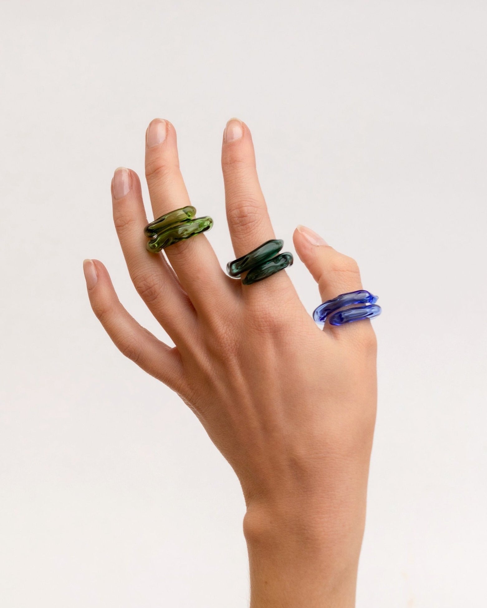 Anillo Remolino Verde