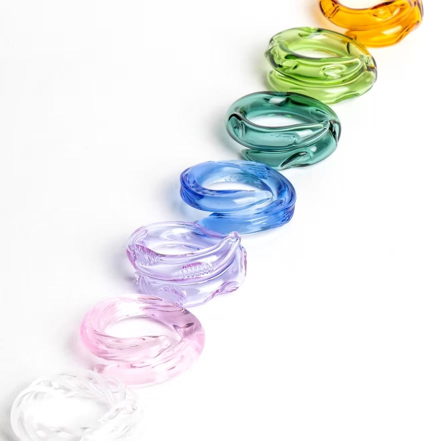 Anillo Remolino Lila