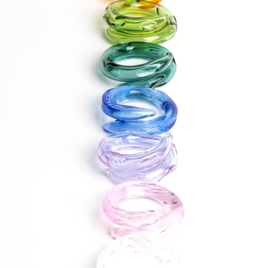 Anillo Remolino Lila