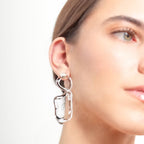 Aretes Interconexión L Transparentes