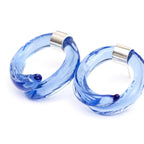 Aretes Remolino Azul