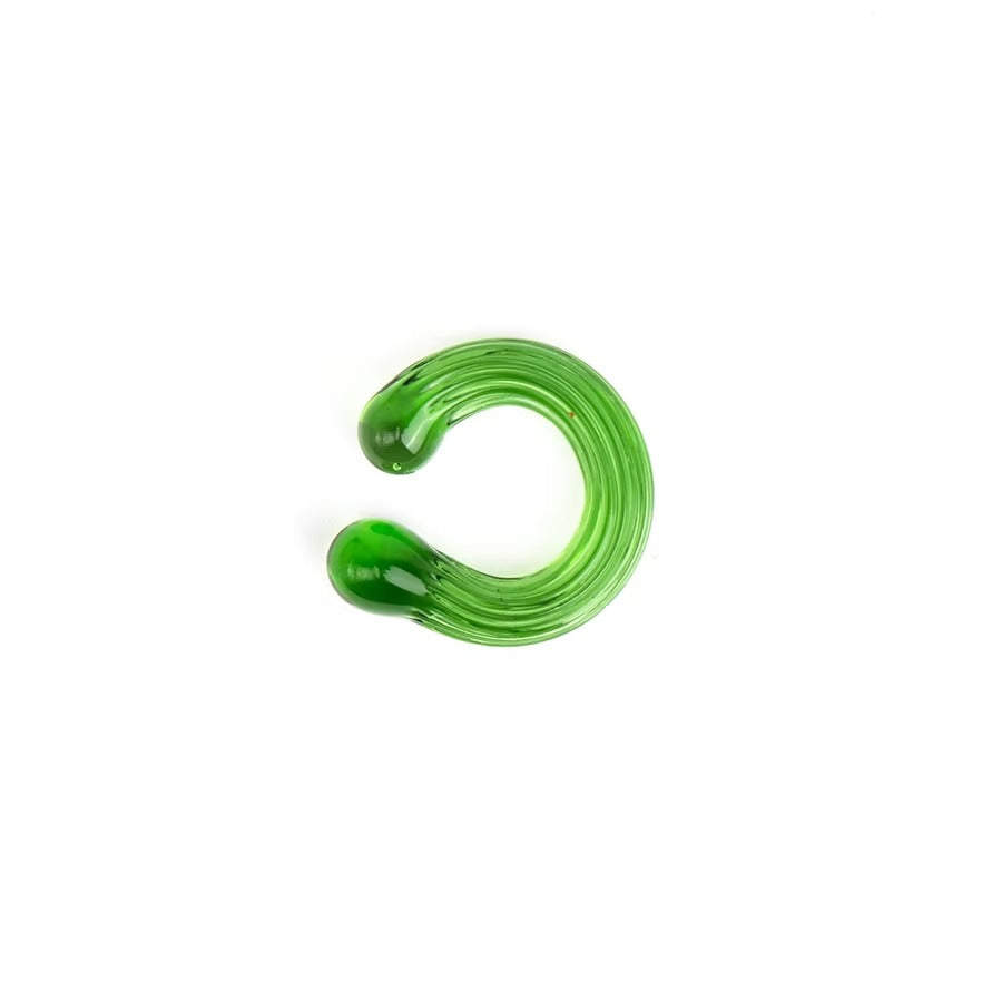 Earcuff Remolino Verde