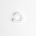 Earcuff Remolino Blanco